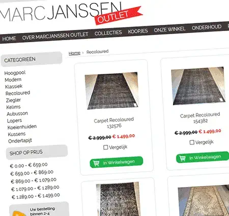 MARCJANSSEN online met isadesign.nl (TIP) 0416-880440